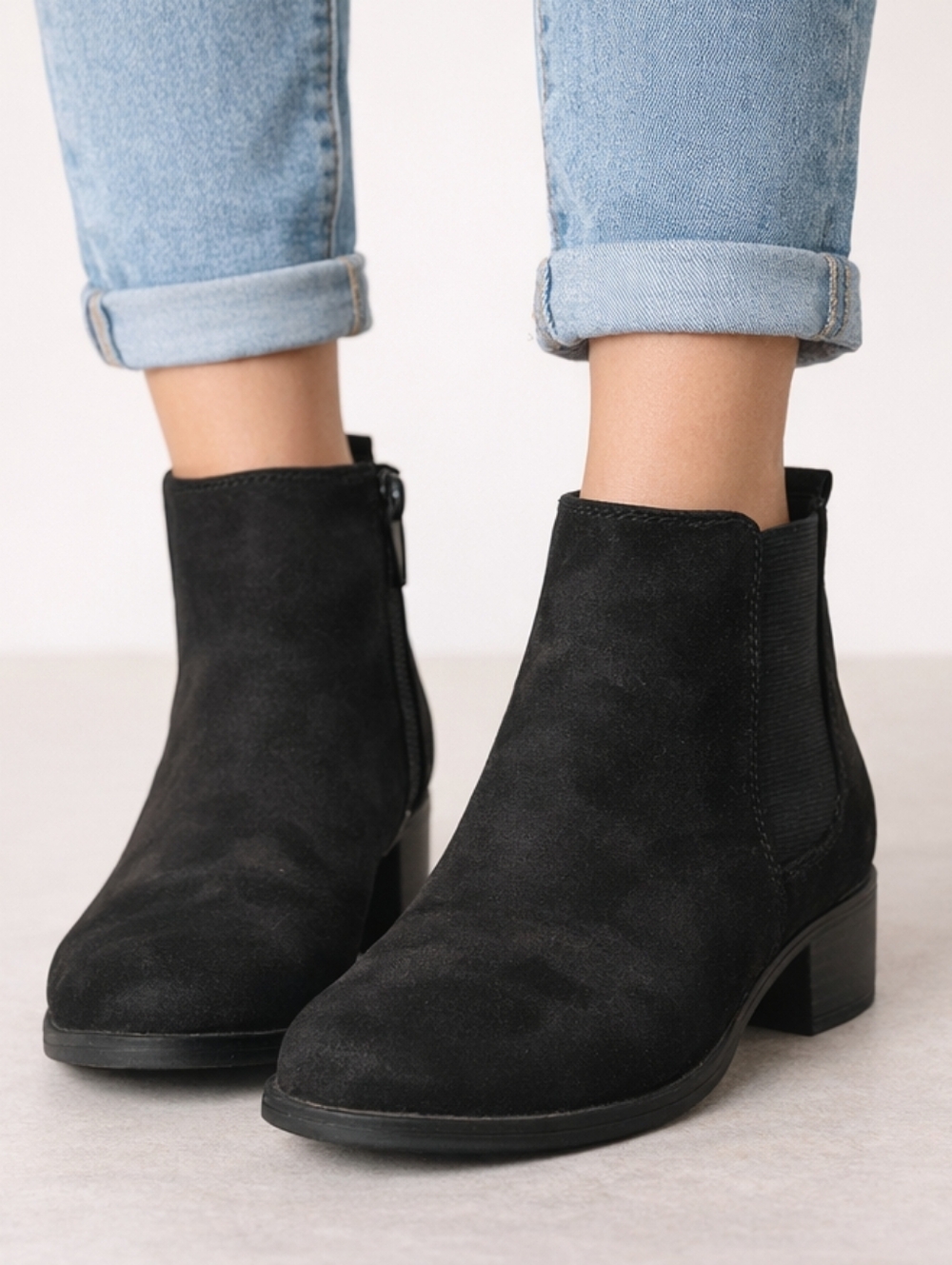 SO Black Ankle Booties – Women’s Size 7 (Medium)